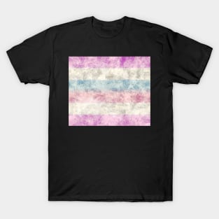 Bigender Pride Flag - Water color T-Shirt